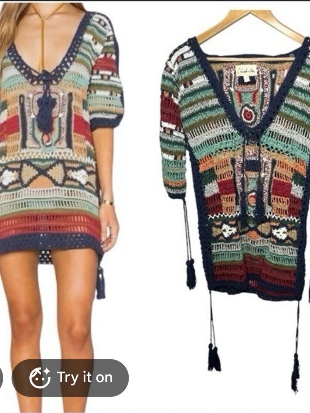 Cleobella crochet dress